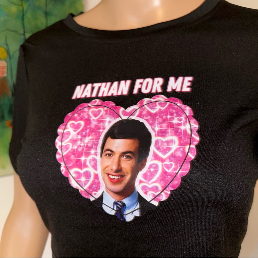 Nathan For You Nathan for Me Nathan Fielder The Rehearsal Babydoll Crop Tee S